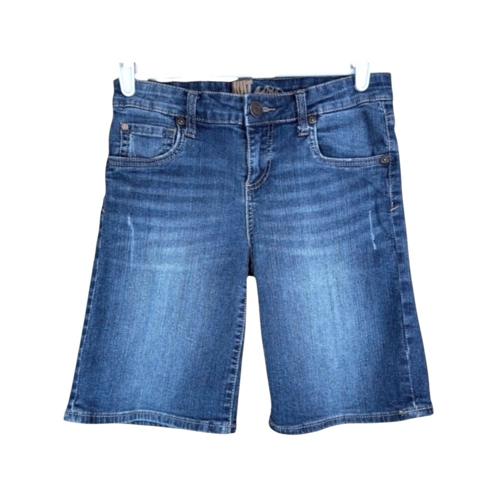 Kut From The Kloth Womens Size 4 Denim Bermuda Shorts Medium Wash Coastal Casual